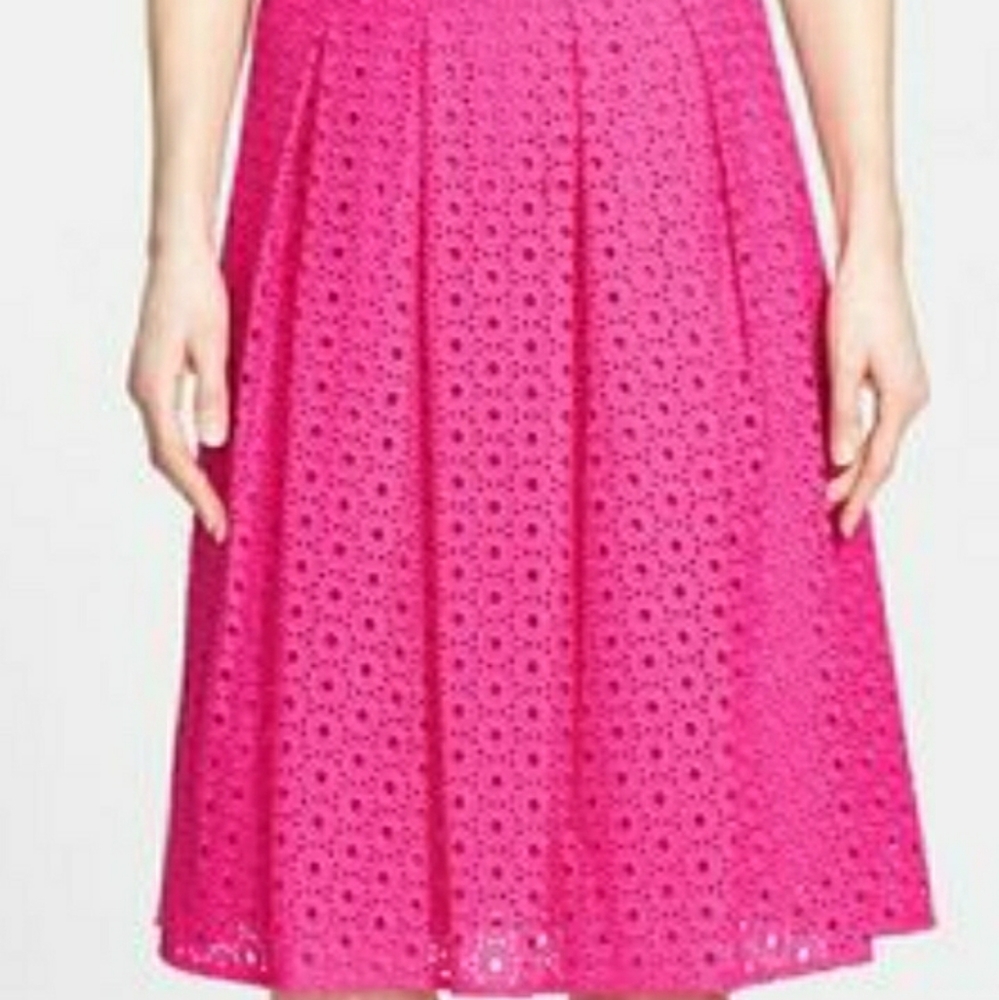 Halogen Size 6 Pink Eyelet Skirt
